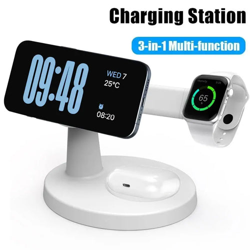 3-in-1 MagSafe Wireless Charging Station — iPhone, Apple Watch & AirPods