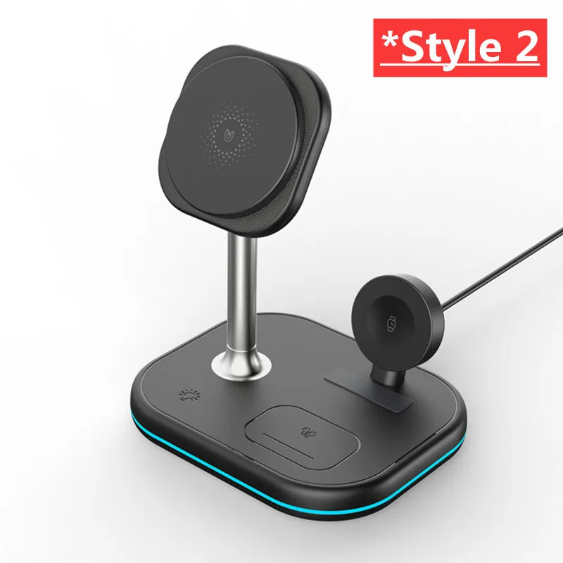3-in-1 MagSafe Wireless Charging Station — iPhone, Apple Watch & AirPods