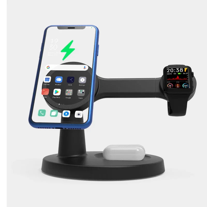 3-in-1 MagSafe Wireless Charging Station — iPhone, Apple Watch & AirPods
